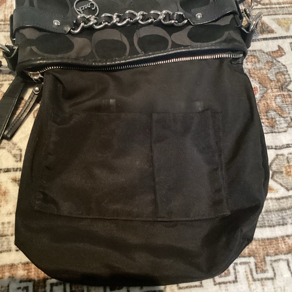 Coach Signature Chain Crossbody Black F19730 - Picture 7 of 8